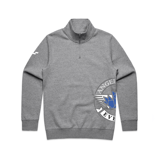 Angelstone 1/4 Zip Pullover - Heather Grey