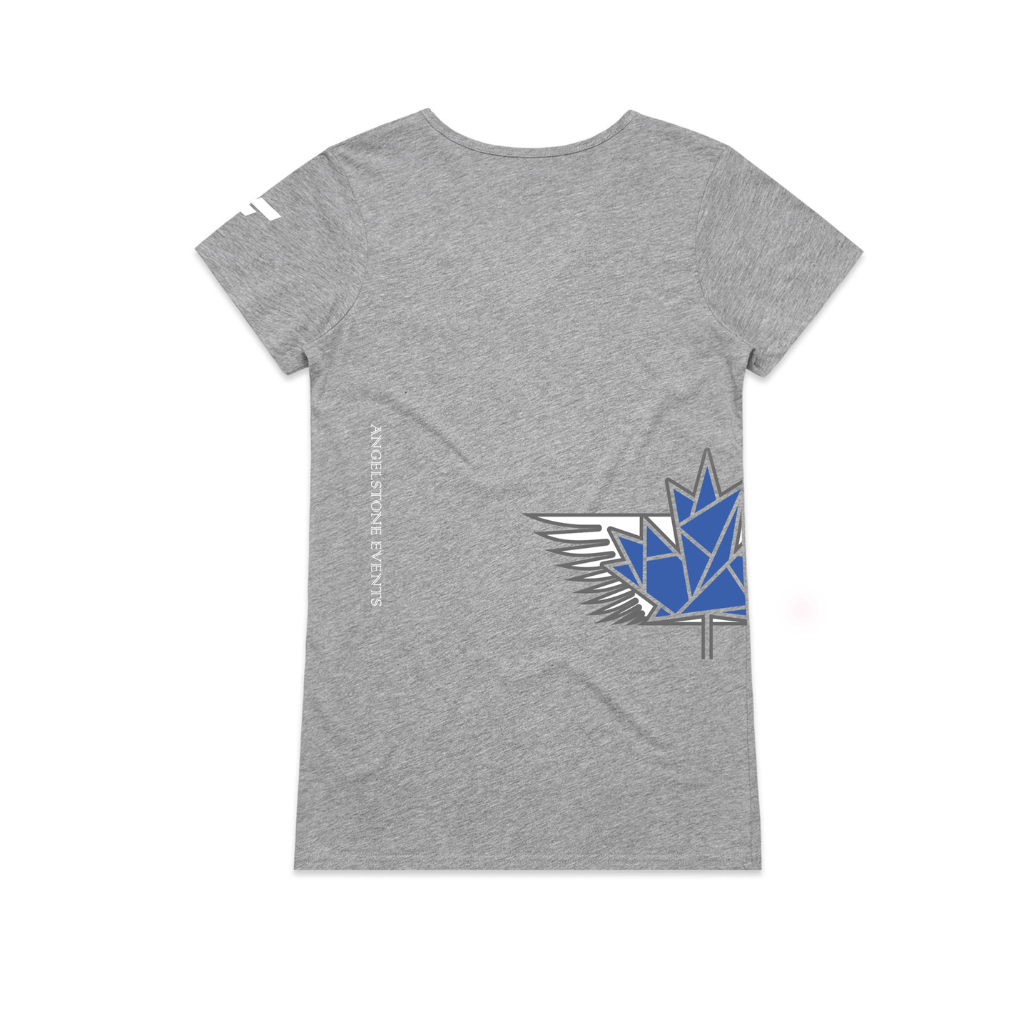 Angelstone V-Neck Tee - Grey