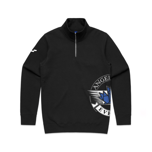 Angelstone 1/4 Zip Pullover - Black